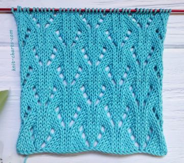 Diamond Stitch Knitting Pattern