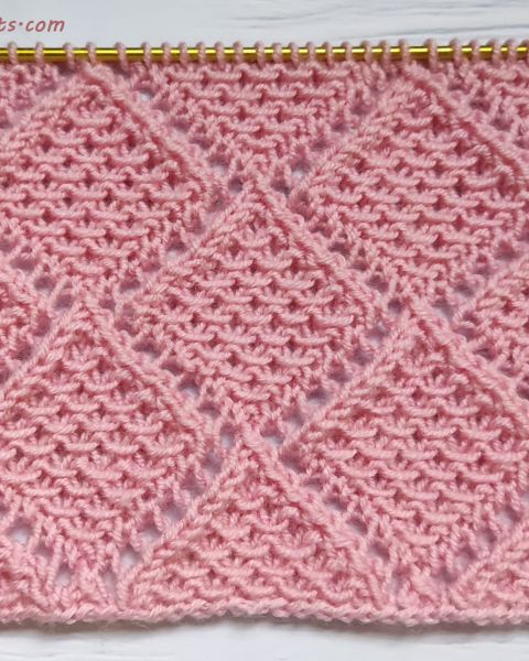 Diamond Stitch Knitting Pattern