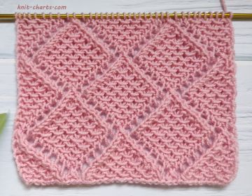 Diamond Stitch Knitting Pattern
