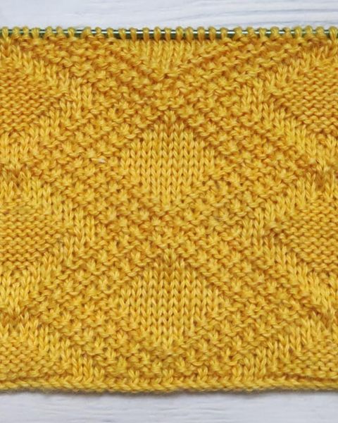Diamond Stitch Knitting Pattern