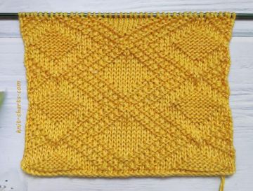 Diamond Stitch Knitting Pattern