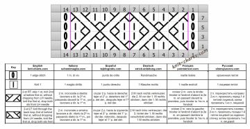 Diamond Stitch chart