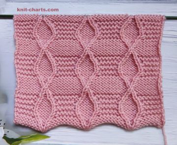 Fancy Diamond Stitch Knitting Pattern