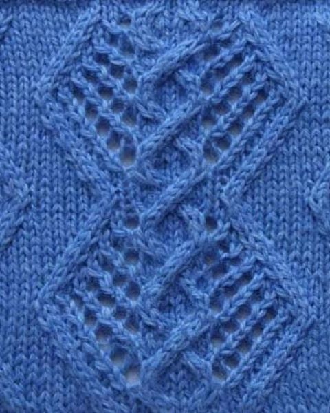 Diamоnd Cable Knit Stitich Pattern