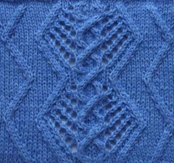 Diamоnd Cable Knit Stitich Pattern