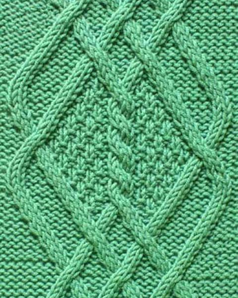Diamond Cable Knit Pattern
