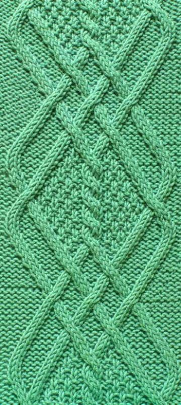 Diamond Cable Knit Pattern