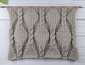 Diamond Stitch Knitting Pattern