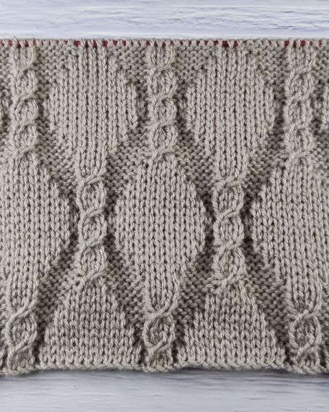 Diamond Stitch Knitting Pattern