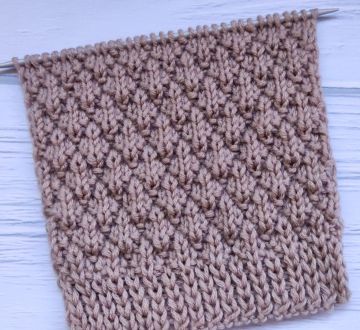 Small Diamond Knitting Pattern