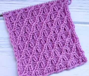 Diamond Stitch Knitting Pattern