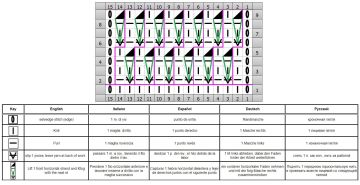 diamond stitch chart