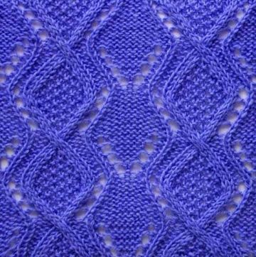 Diamond Knit Stitch