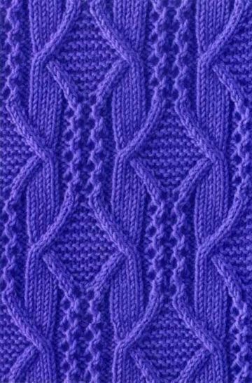 Diamond Knit Stitch