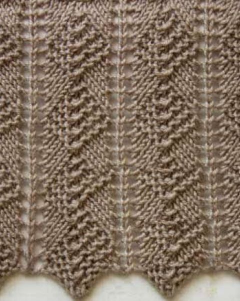 Fancy Knit Stitch Pattern