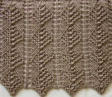 Fancy Knit Stitch Pattern