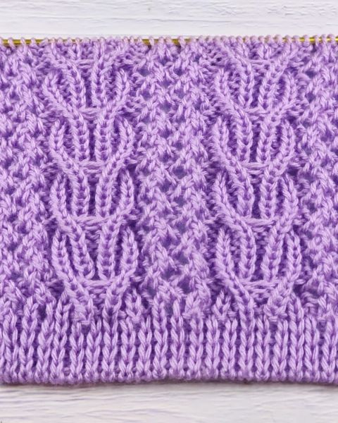 Lace Cable Stitch Pattern