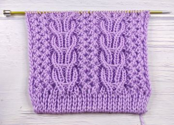Lace Cable Stitch Pattern