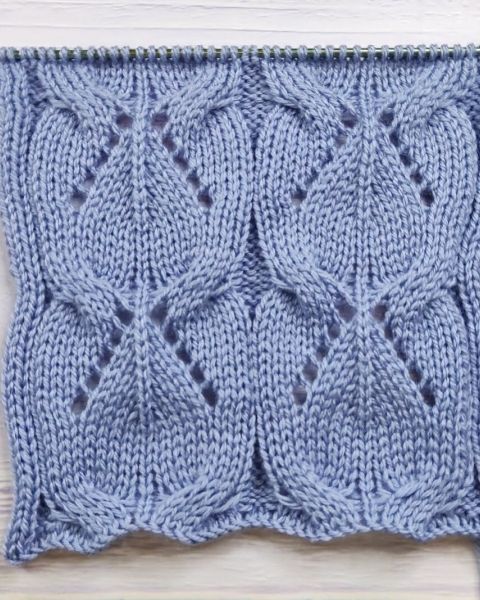 Lace Cable Stitch Pattern