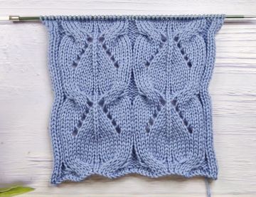 Lace Cable Stitch Pattern