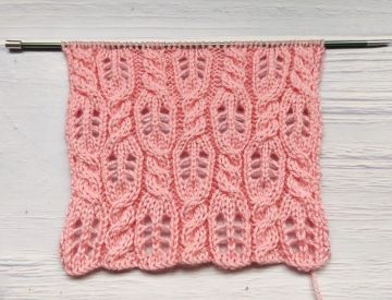 Lace Cable Stitch Knitting Pattern
