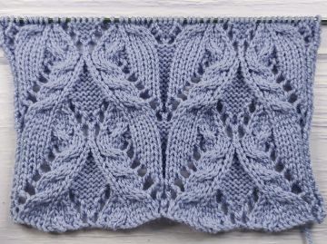 Lace Cable Stitch Pattern