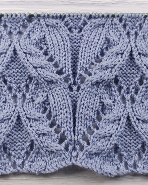 Lace Cable Stitch Pattern