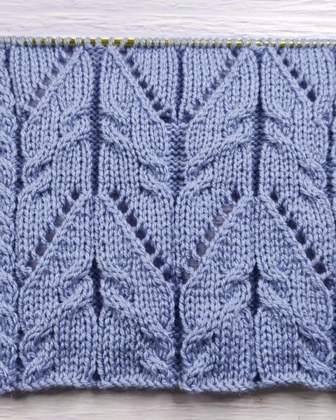 Lace Cable Stitch Pattern