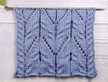 Lace Cable Stitch Pattern