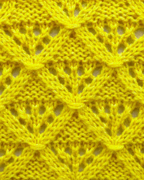 Diamond Lace Stitch Pattern