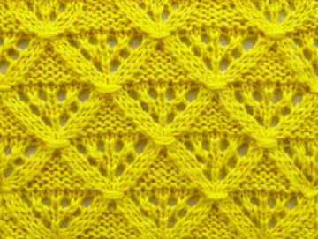 Diamond Lace Stitch Pattern