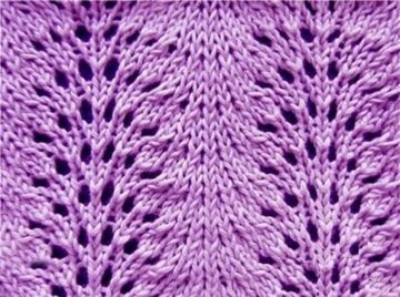 Feather and Fan Stitch Lace Pattern