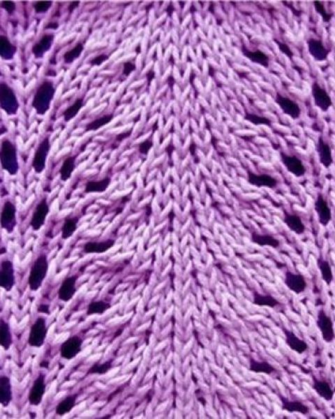 Feather and Fan Stitch Lace Pattern