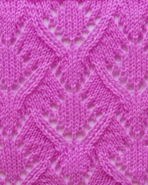Lace Knit Stitch Pattern