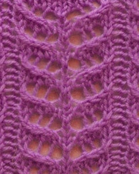 Lace Knit Stitch Pattern