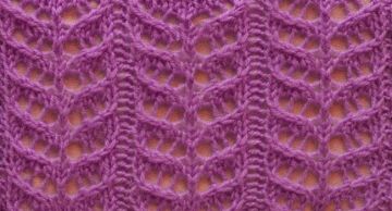 Lace Knit Stitch Pattern