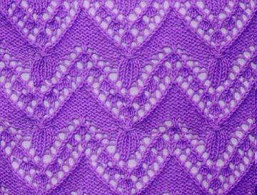 Lace Knit Stitch Pattern