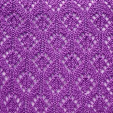 Lace Knit Stitch Pattern