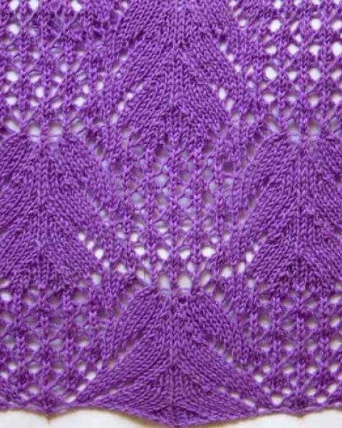 Lace Knitting Stitch Pattern