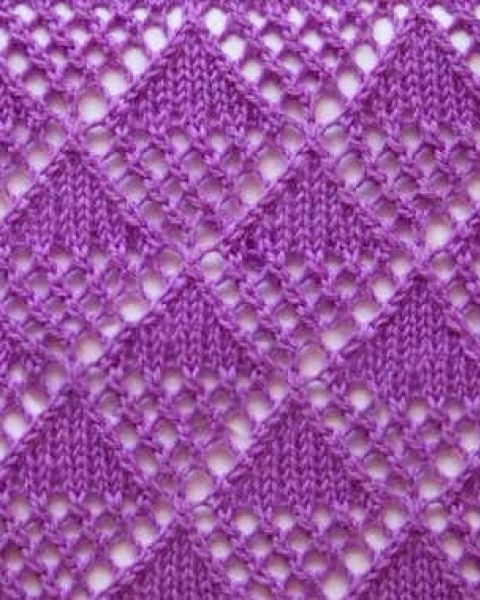 Lace Knit Stitch Pattern