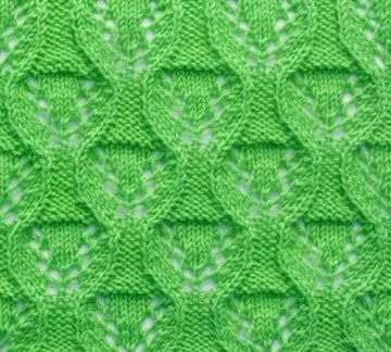 Lace Knit Stitch Pattern