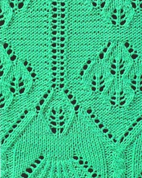 Lace Knit Stitch Pattern