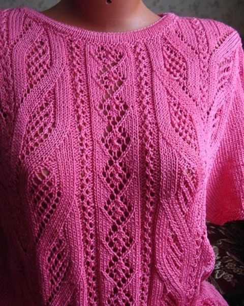 Lace Knit Pattern (for Summer Pullover)