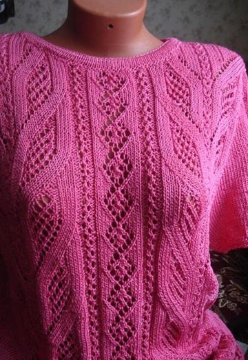 Lace Knit Pattern (for Summer Pullover)