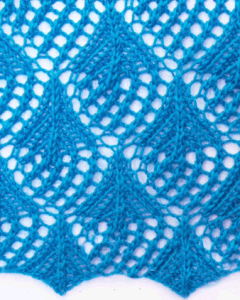 Lace Knitting Stitch Pattern