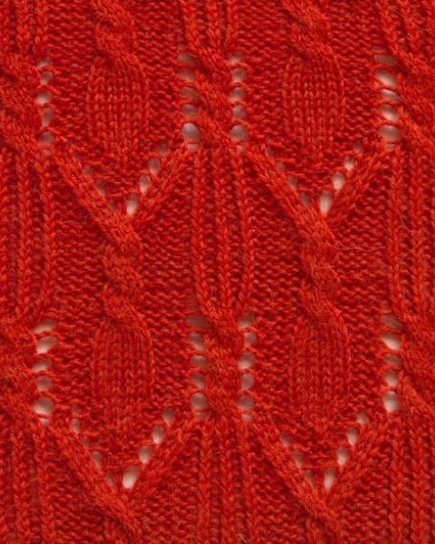 Lace Knitting Stitch Pattern