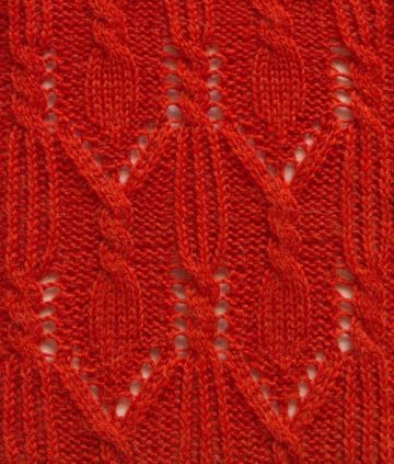 Lace Knitting Stitch Pattern