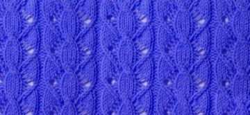 Lace and Cable Knitting Stitch
