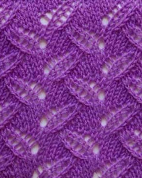 Eyelet Knitting Stitch Pattern