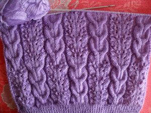 lace cable pat